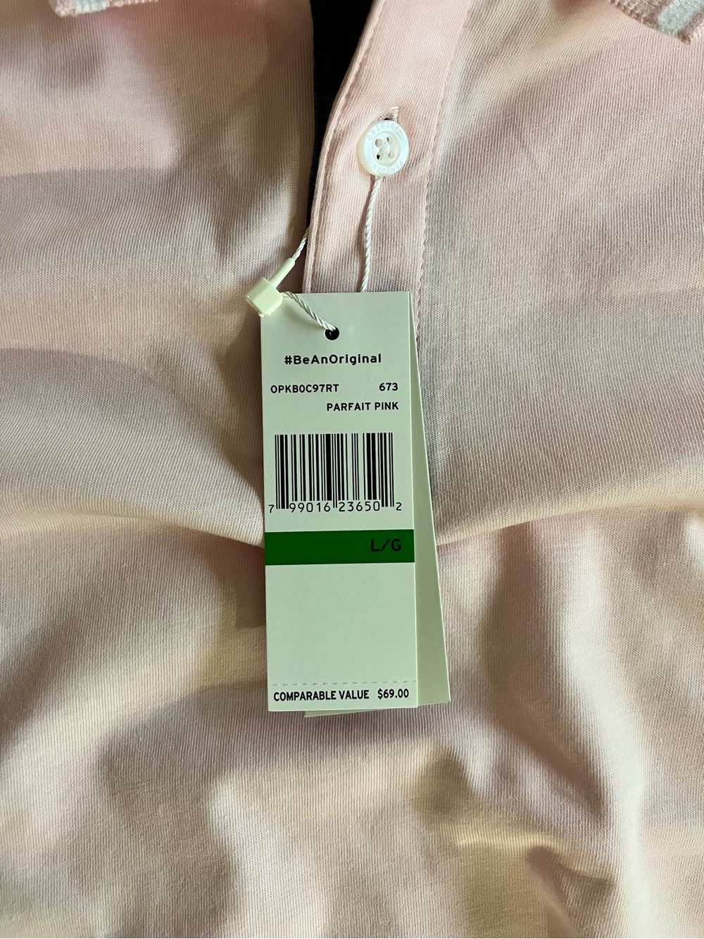 Penguin Pink Short-Sleeve Polo Shirt L - Picture 7 of 8